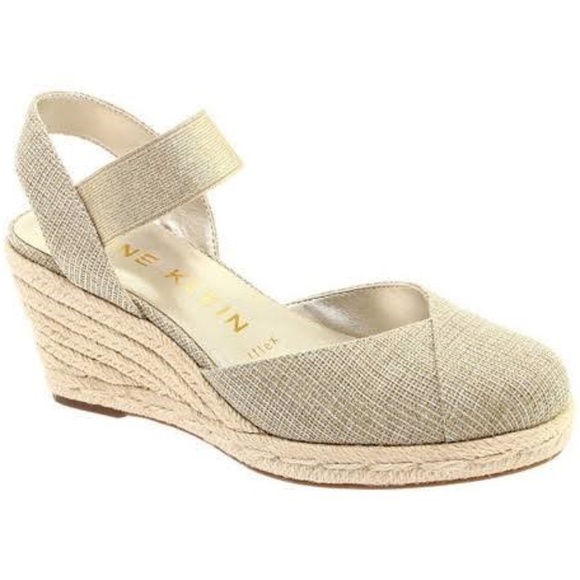 anne klein acer espadrille wedge